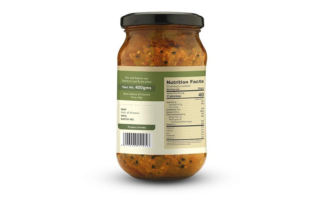 Pursuit Punjabi Pickle (Special Pickle)   Glass Jar  400 grams